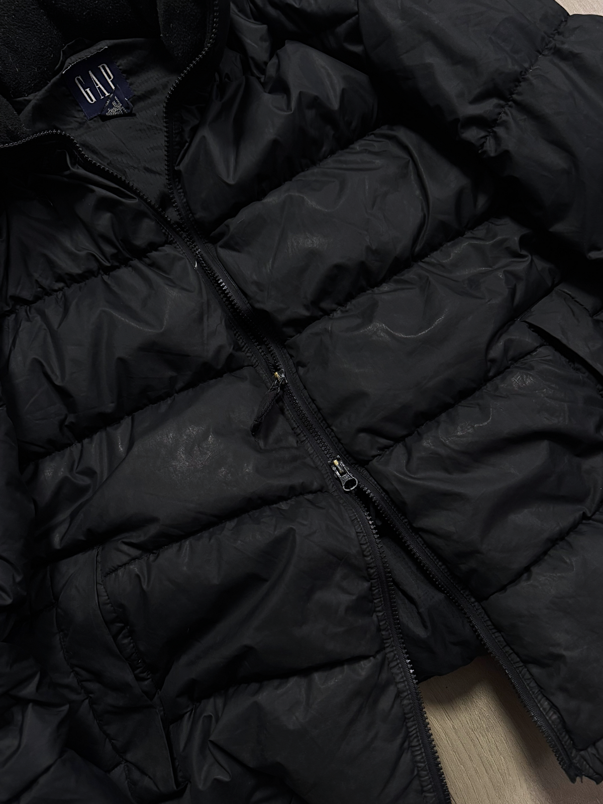 GAP BLACK PUFFER JACKET (L)