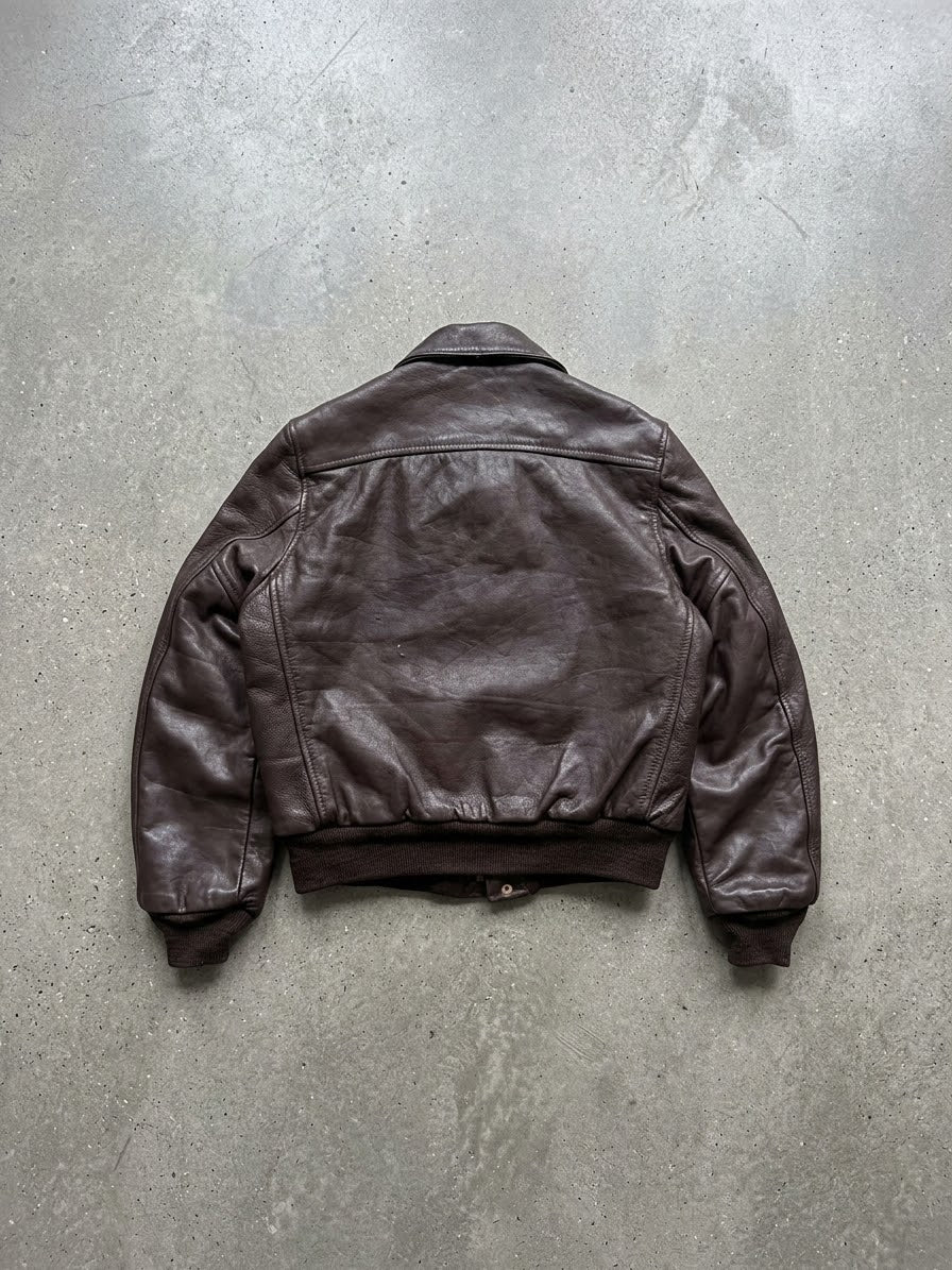 VIATOR VINTAGE LEATHER JACKET (S)