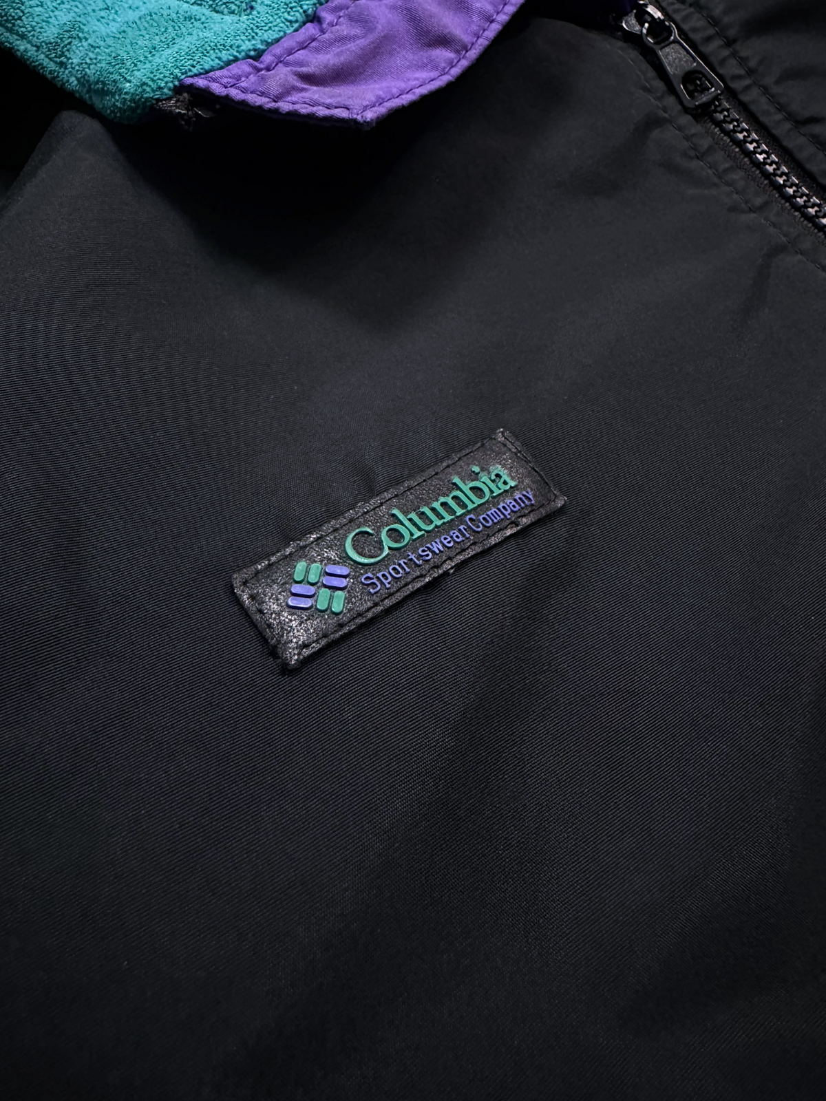 COLUMBIA DARK VTG POLAR JACKET(M/L)