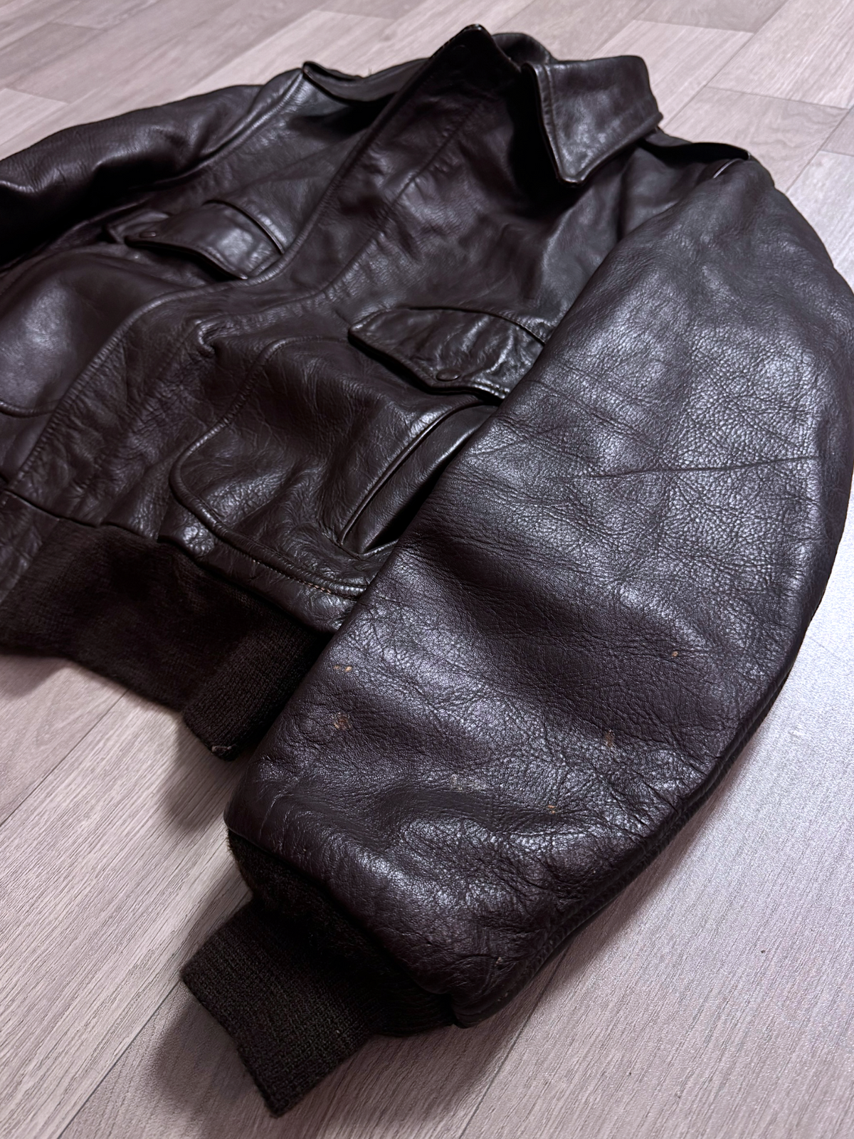 VIATOR VINTAGE LEATHER JACKET (S)