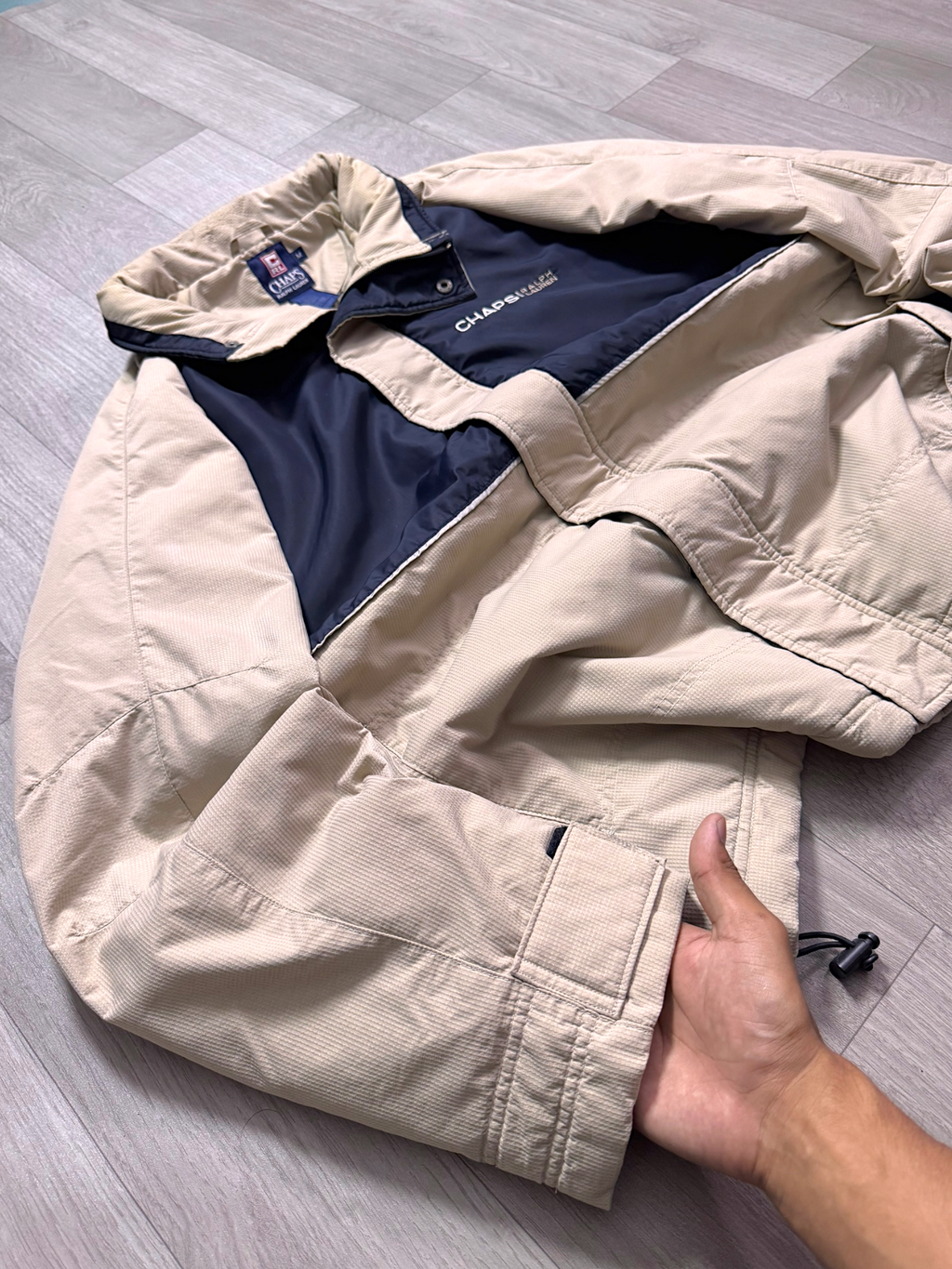 CHAPS RALPH LAUREN OUTDOOR IMPERMEABLE JACKET(L)