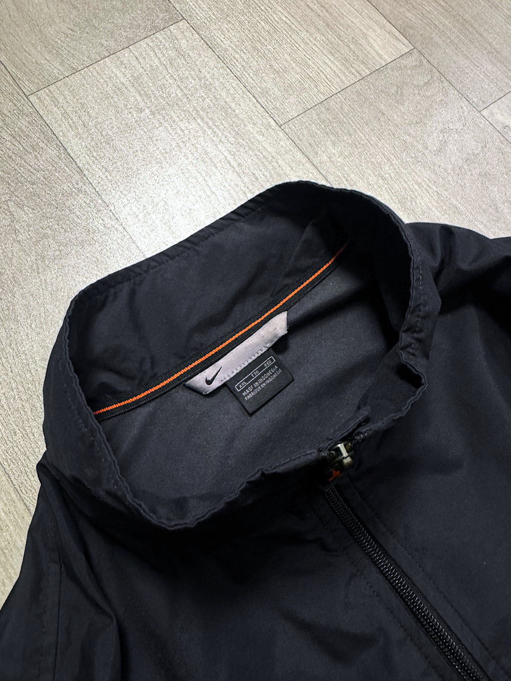 NIKE DARK BLACK TRACK JACKET(XL/XXL)