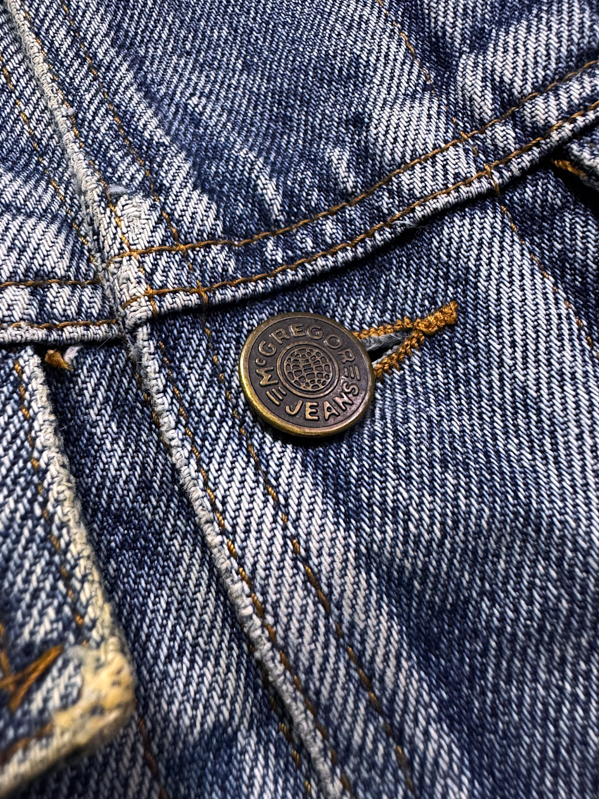 MCGREGOR VTG POLAR DENIM JACKET (L)