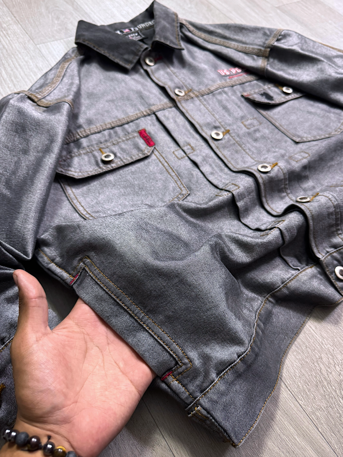 US POLO ASSN DENIM LUXURY JACKET(M)