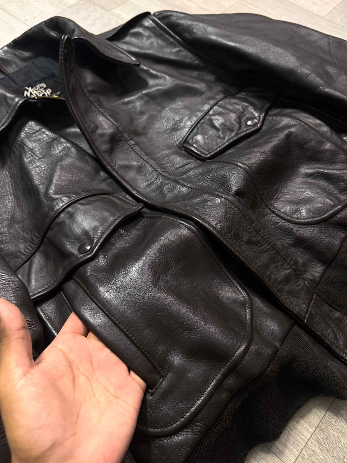 VIATOR VINTAGE LEATHER JACKET (S)