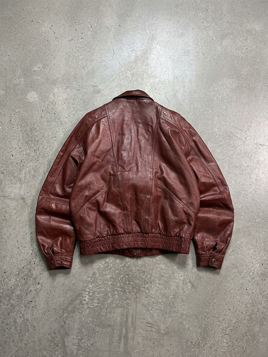 VIATOR LUXURY LEATHER JACKET (M)