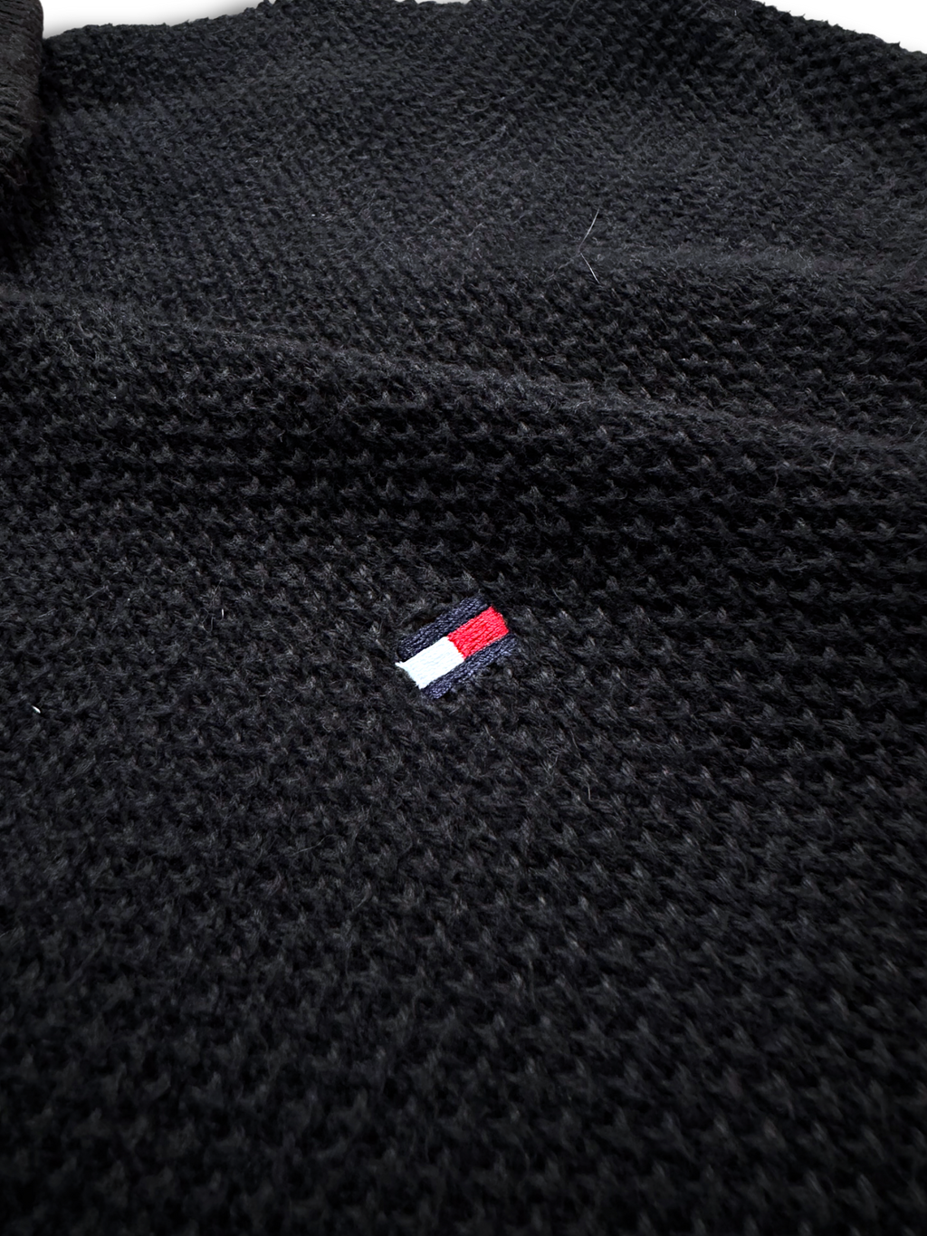 TOMMY HILFIGER LUXURY QUARTER ZIP(L/XL)