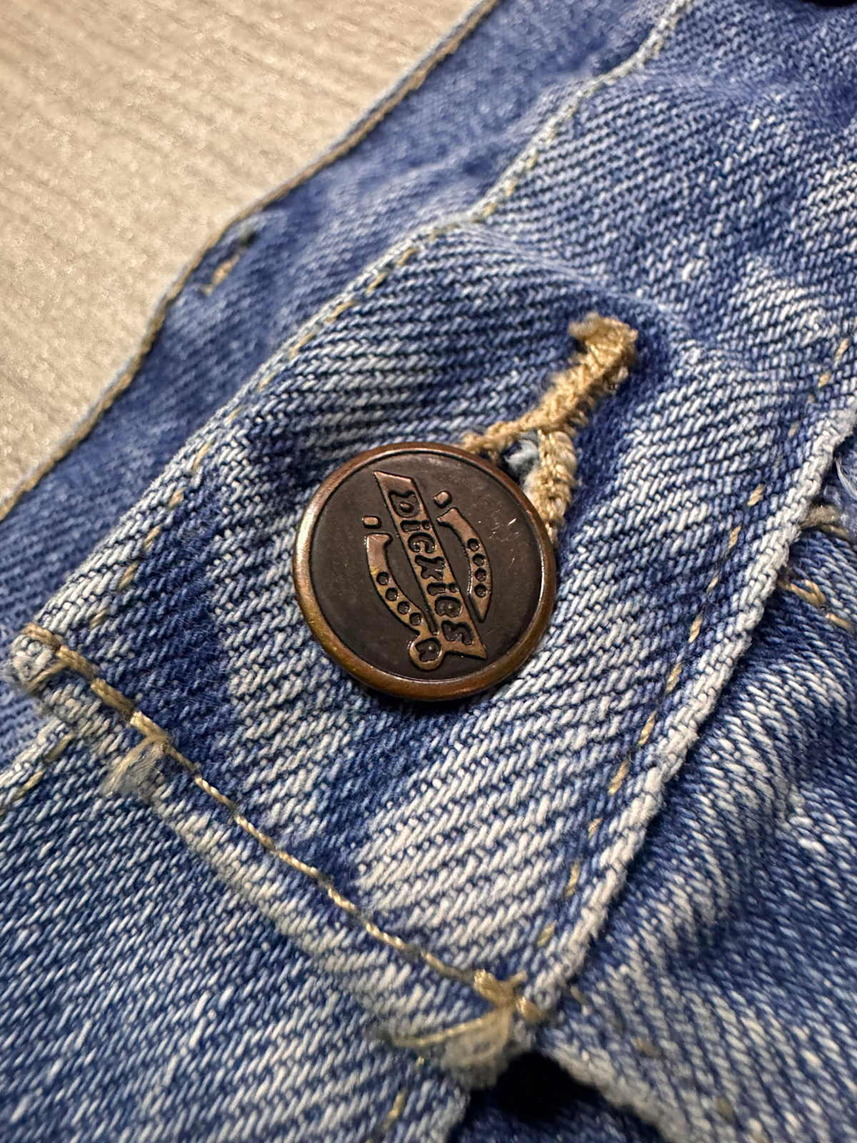 DICKIES DOUBLE KNEE WORKEAR DENIM (32/ M)