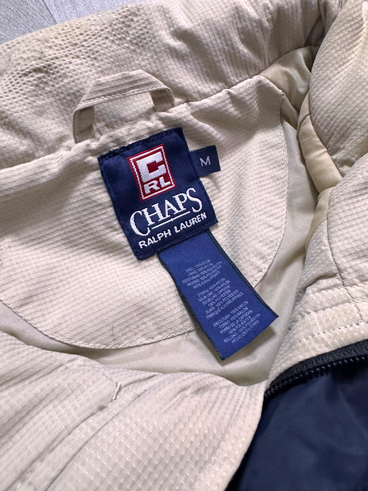 CHAPS RALPH LAUREN OUTDOOR IMPERMEABLE JACKET(L)