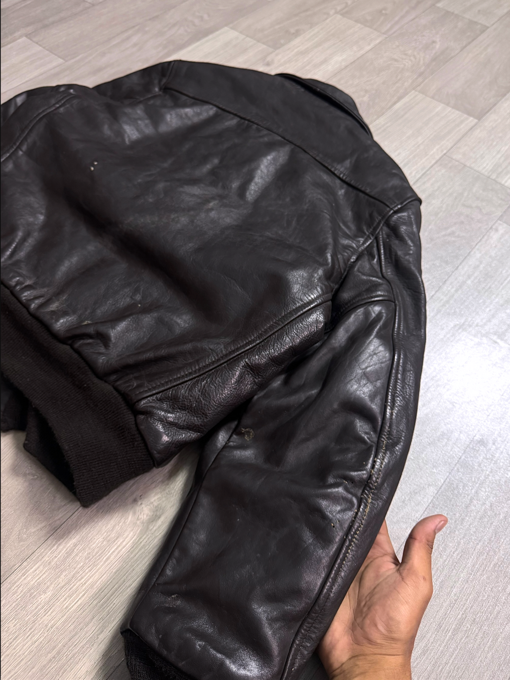 VIATOR VINTAGE LEATHER JACKET (S)