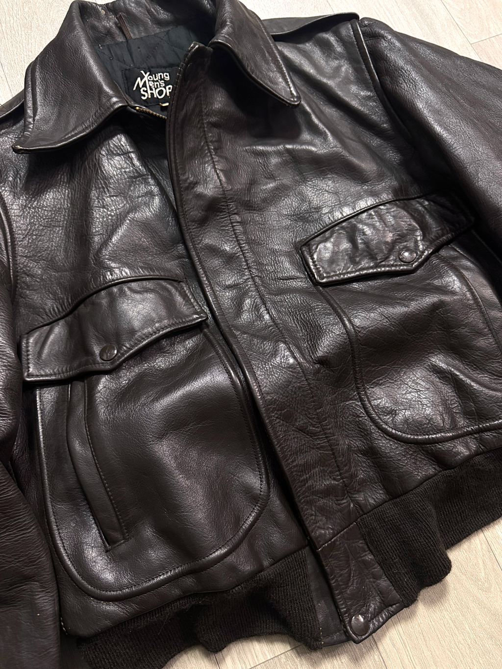 VIATOR VINTAGE LEATHER JACKET (S)
