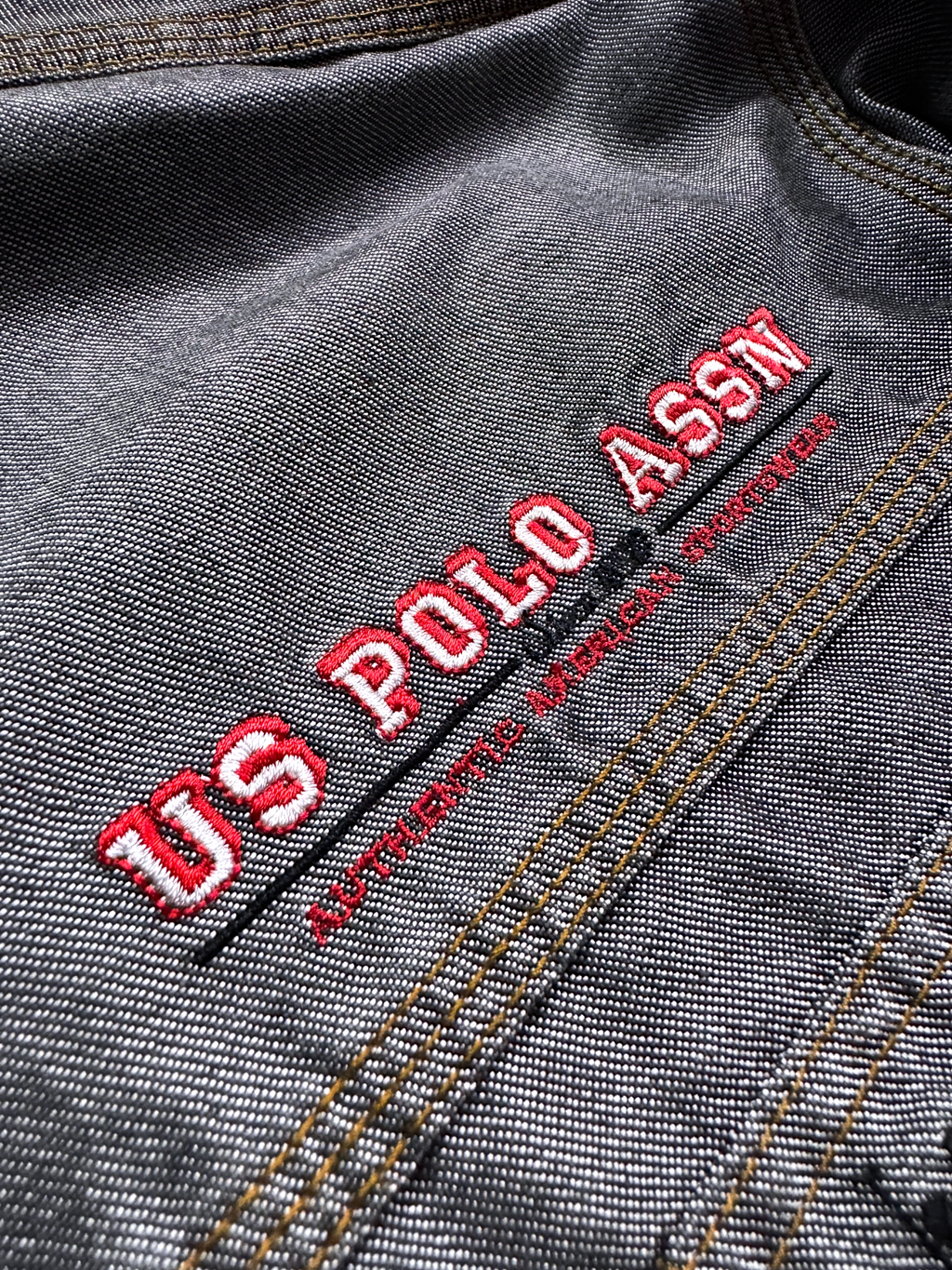 US POLO ASSN DENIM LUXURY JACKET(M)