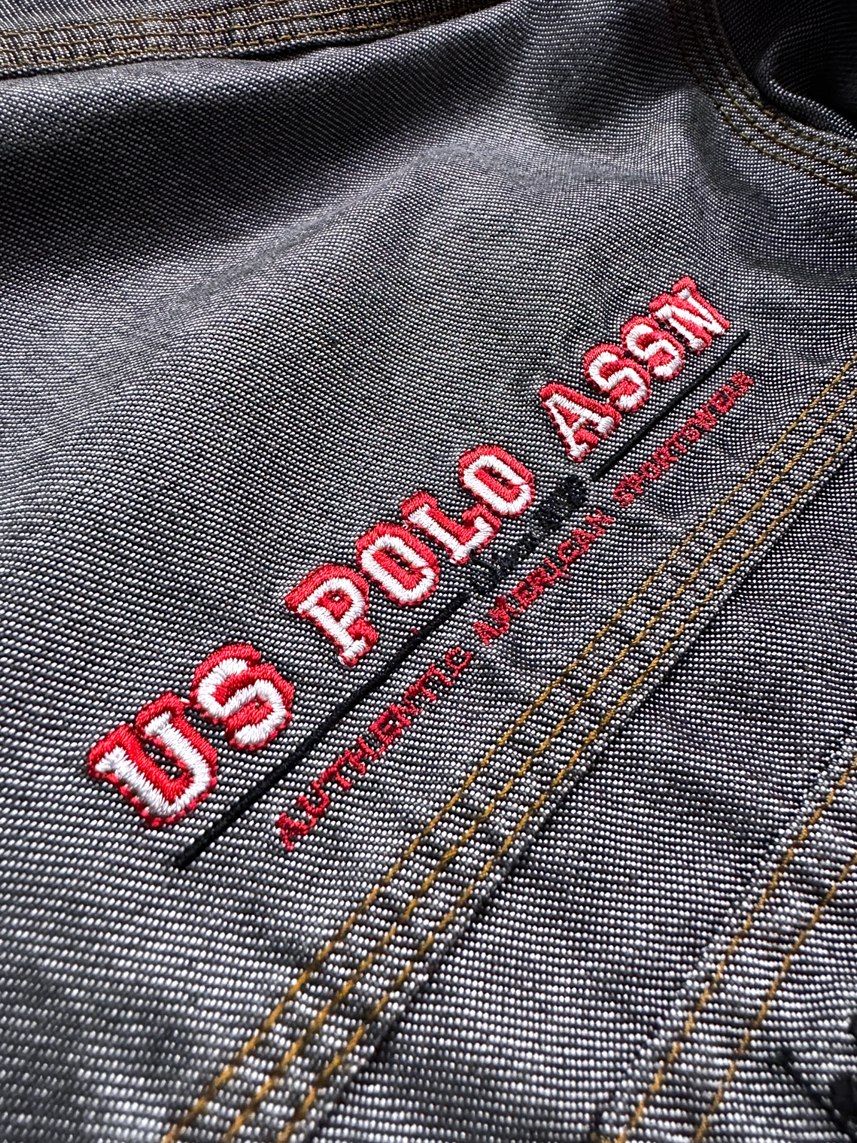 US POLO ASSN DENIM LUXURY JACKET(M)