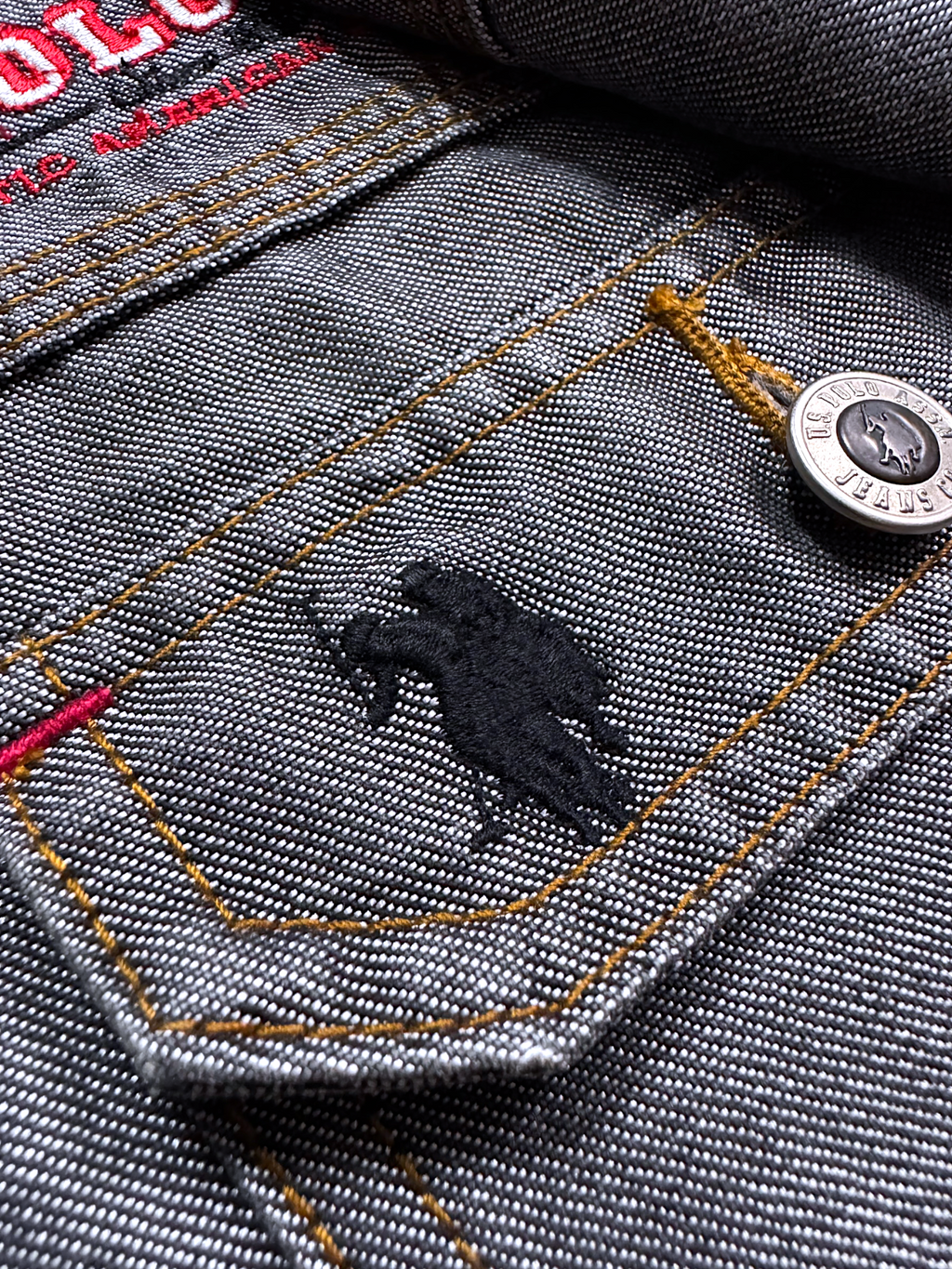 US POLO ASSN DENIM LUXURY JACKET(M)