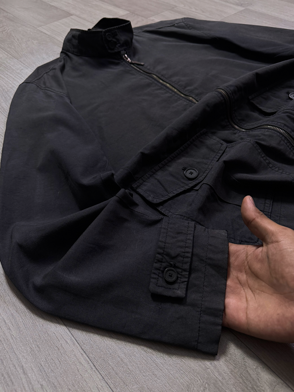 GIVENCHI 80'S DISTRESSED HARRINGTON (L)