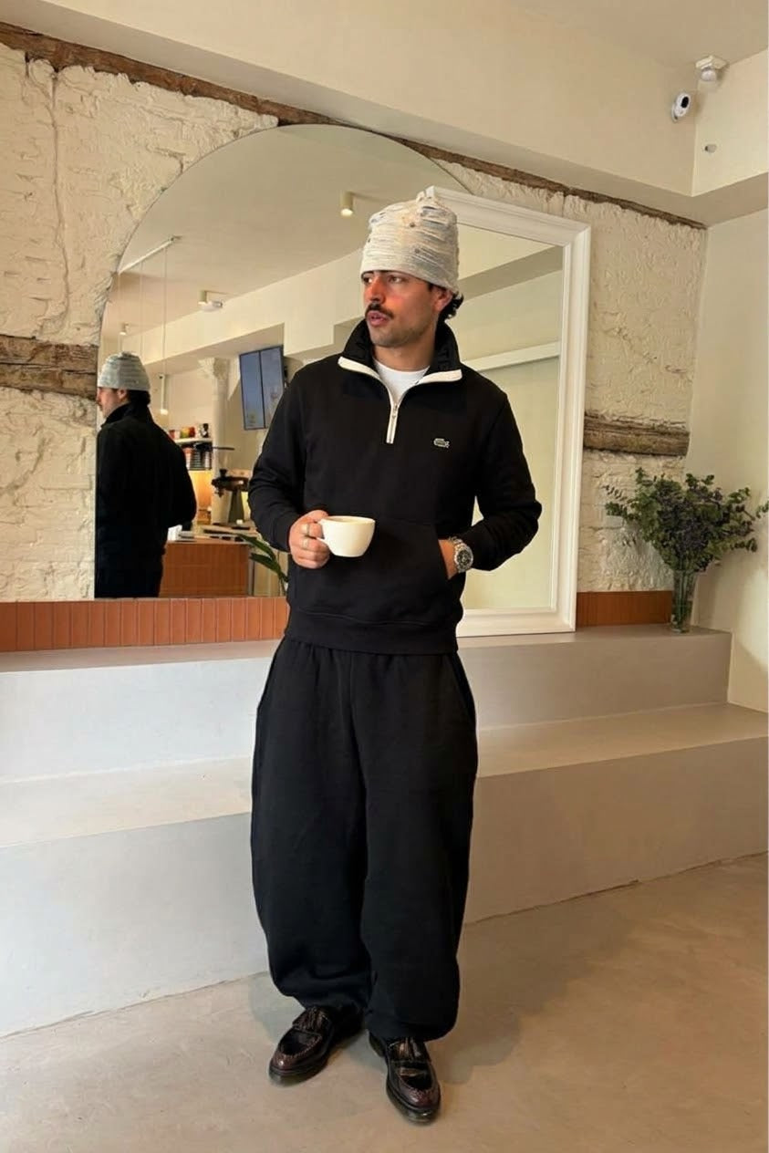 LACOSTE LUXURY QUARTER ZIP (M/L)
