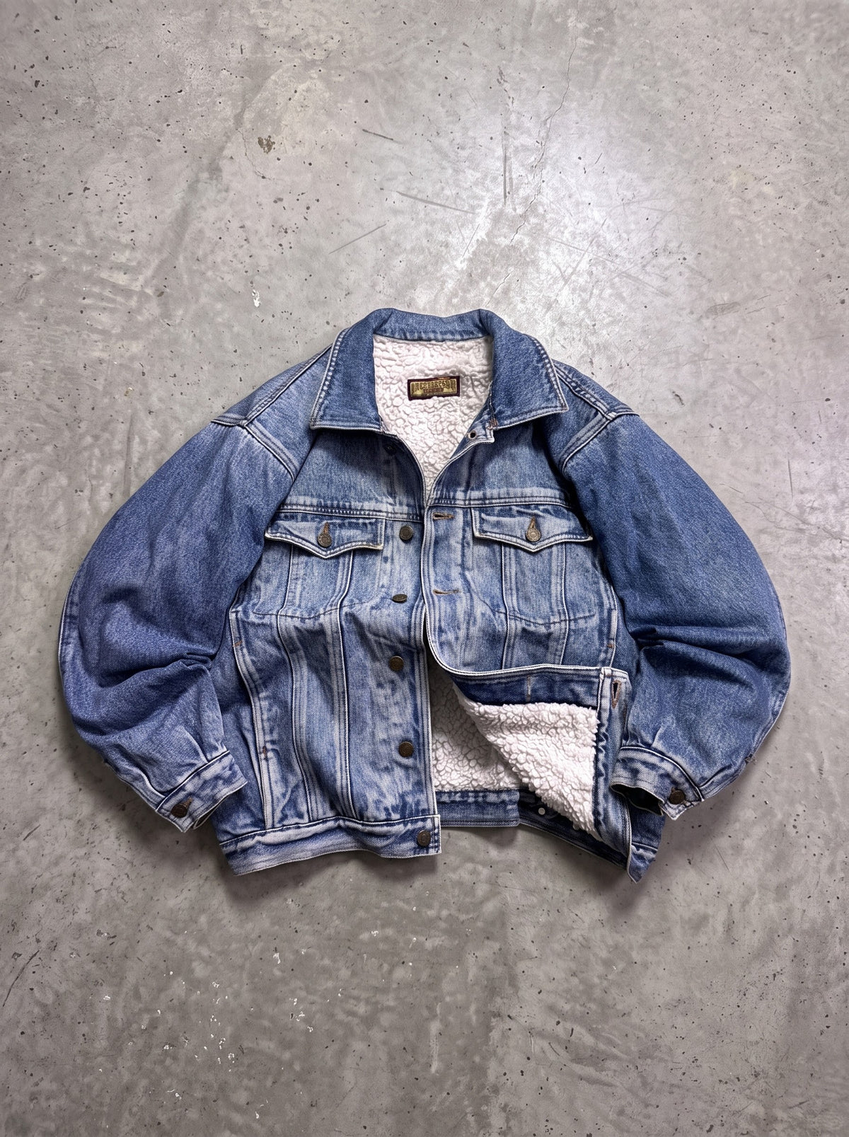 MCGREGOR VTG POLAR DENIM JACKET (L)