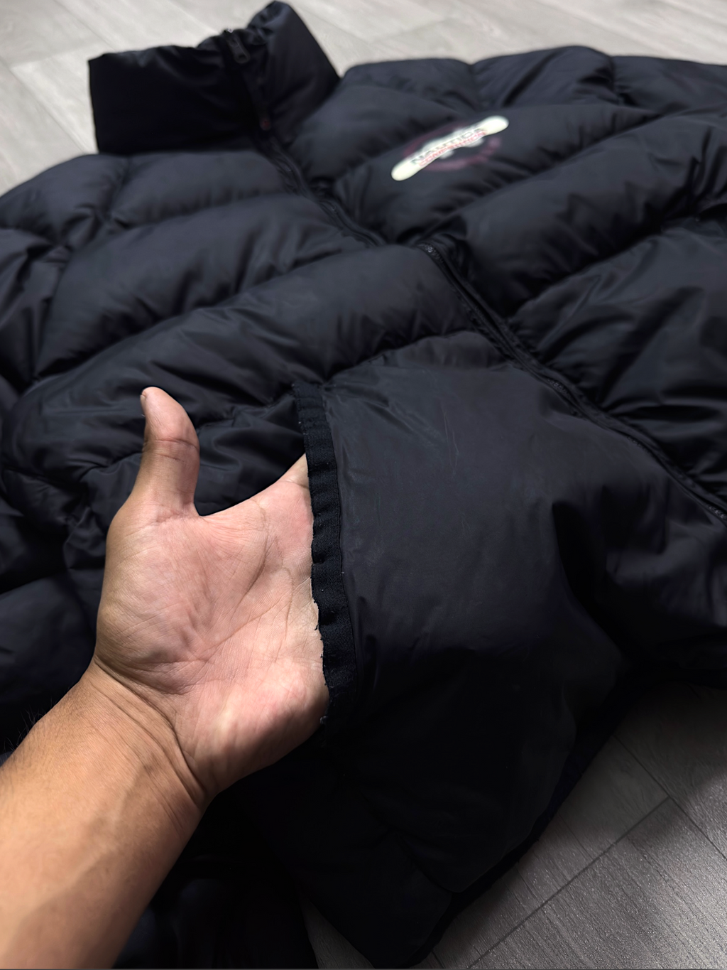 NÁUTICA COMPETITION BLACK PUFFER JACKET