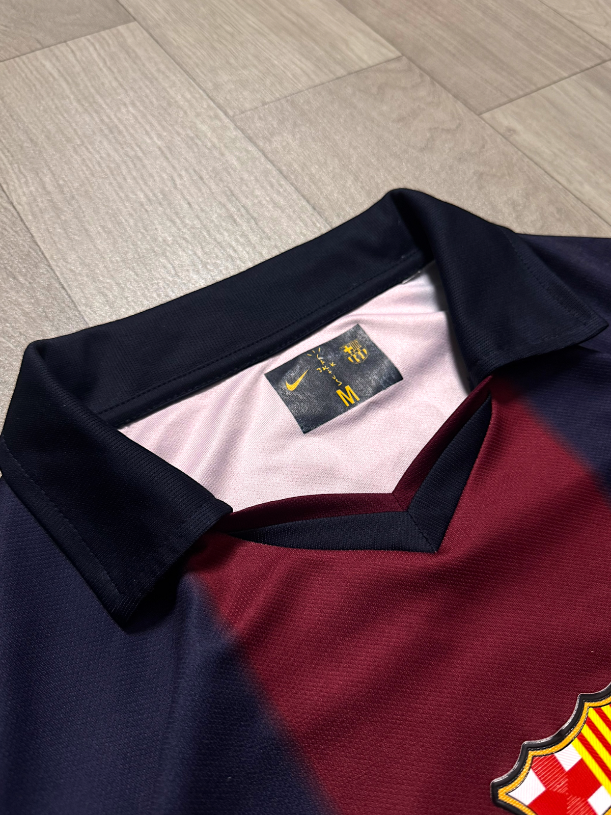 FC BARCELONA DARK VTG JERSEY(M)