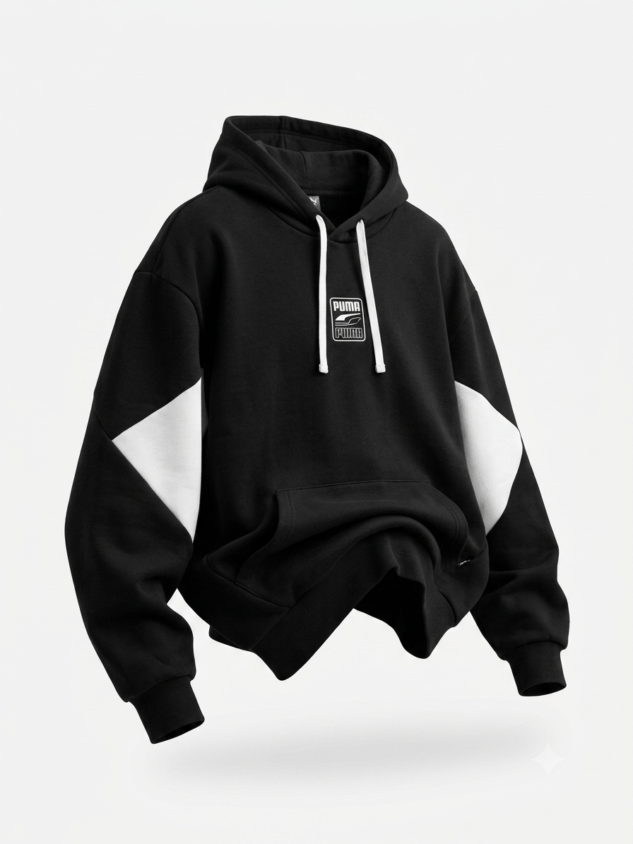 PUMA HOODIE BLACK 200’s POLERA