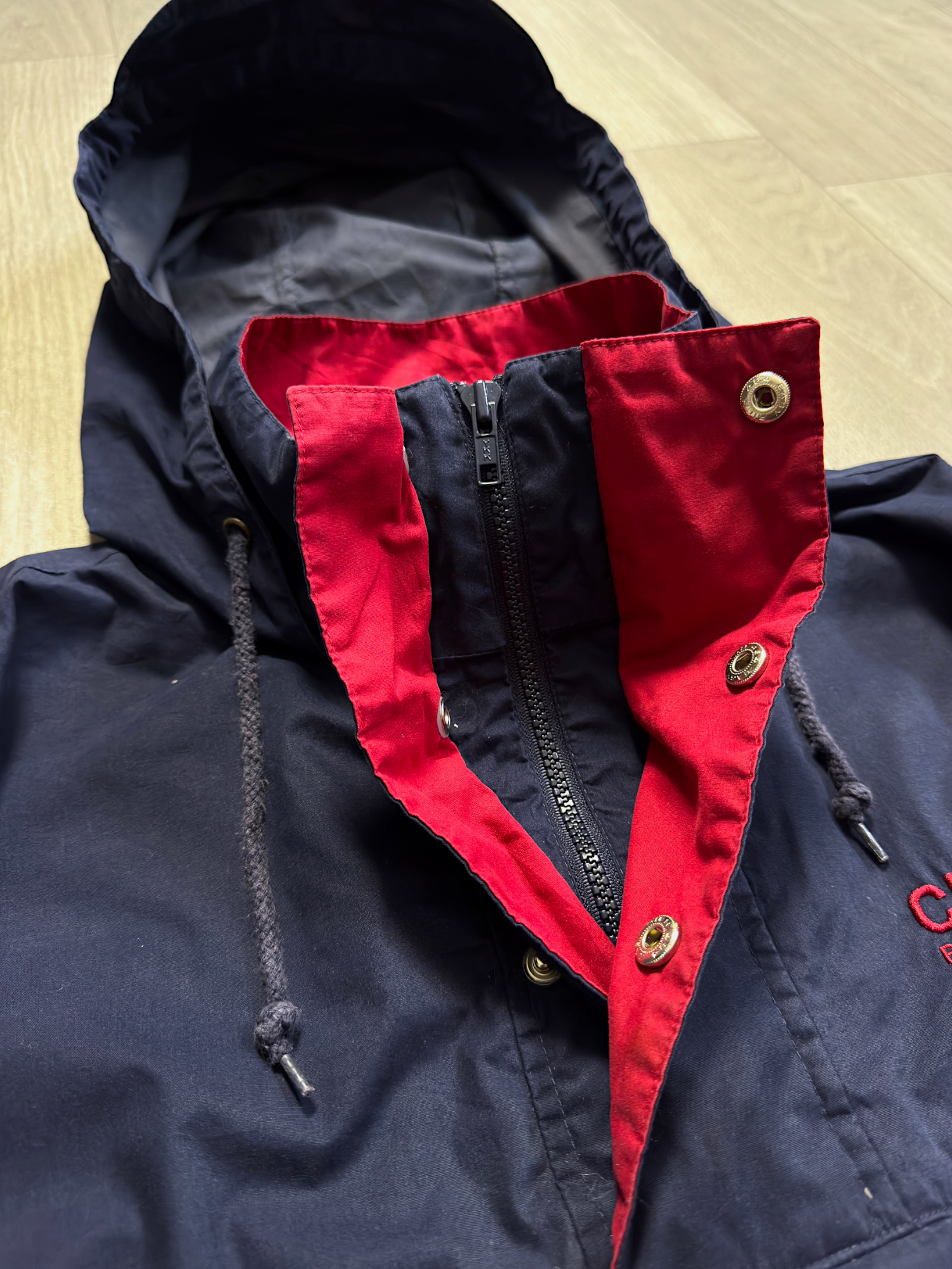 CHAPS RALPH LAUREN VINTAGE TRACK HOODIE