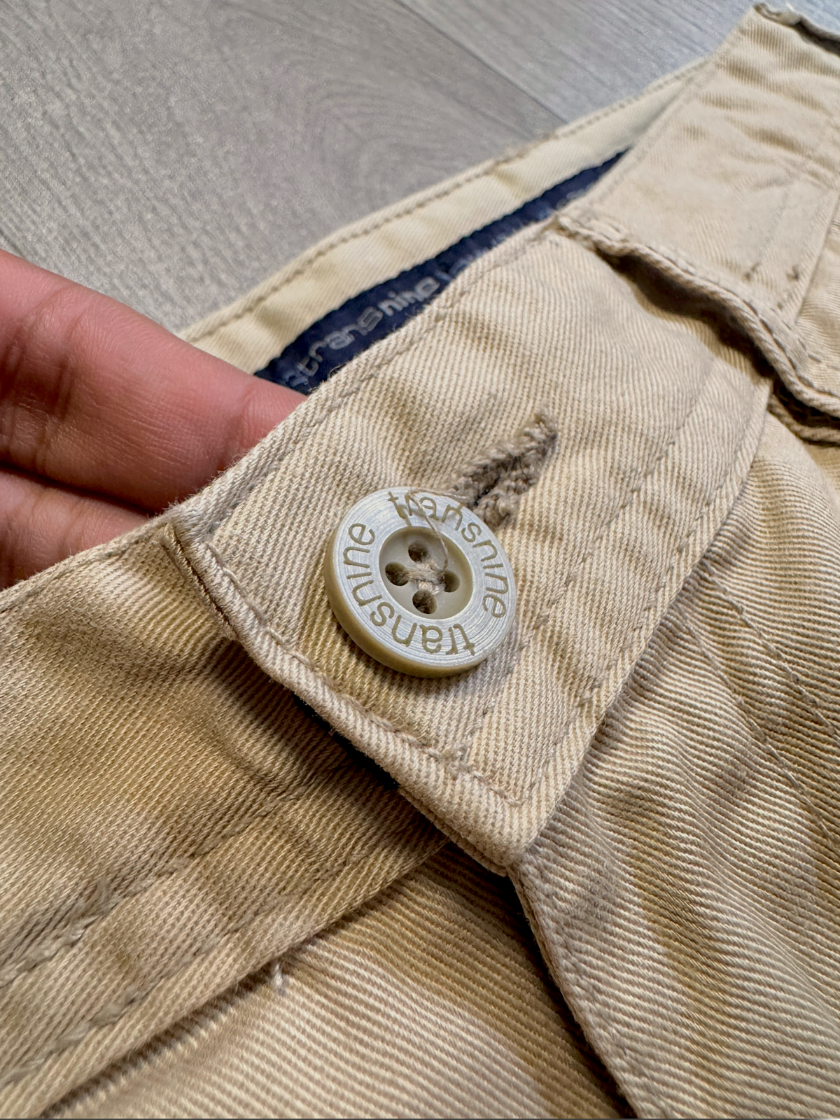 CARGO PANT TRANS BEIGE VINTAGE