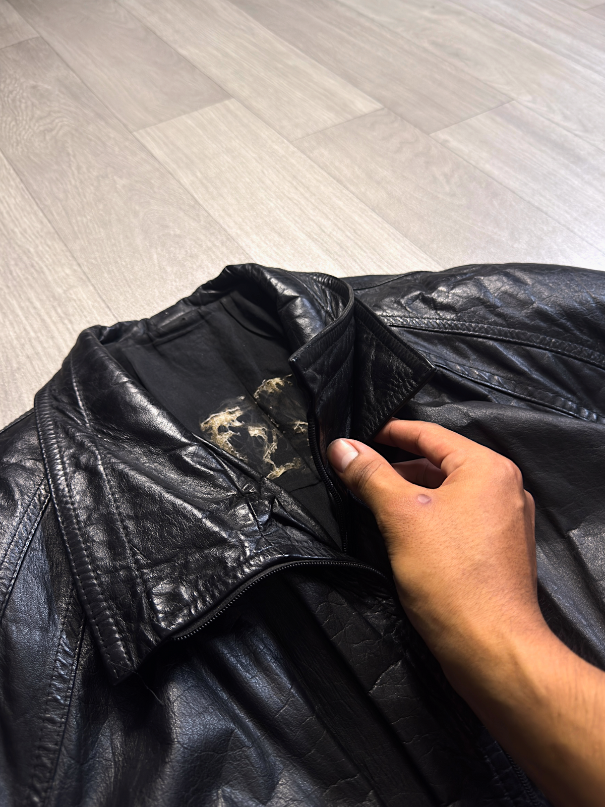 VIATOR VTG BLACK LEATHER JACKET