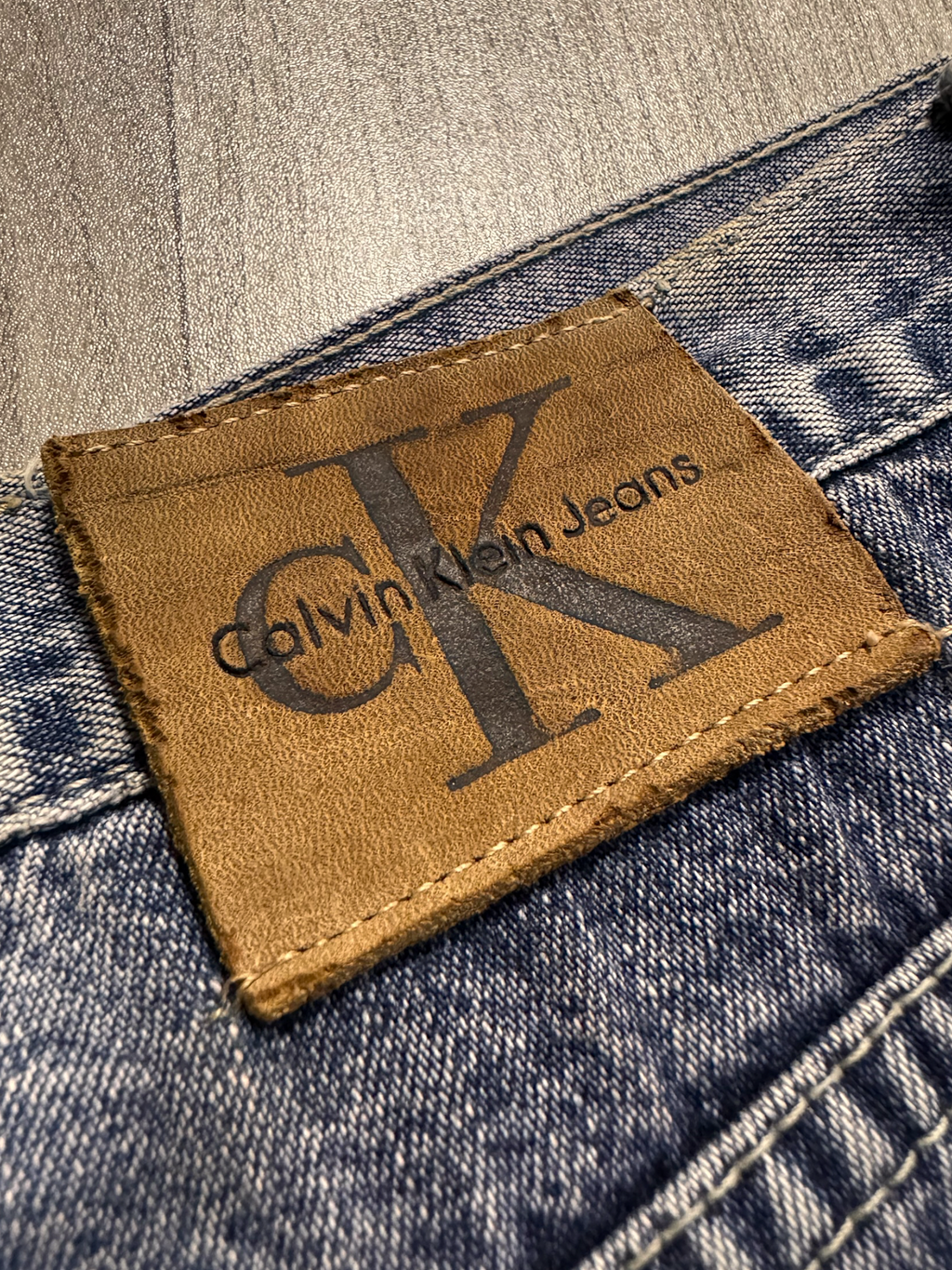 CALVIN KLEIN VTG DENIM JORT