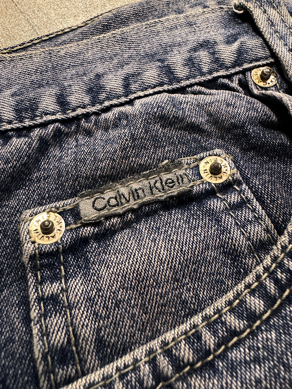 CALVIN KLEIN VTG DENIM JORT
