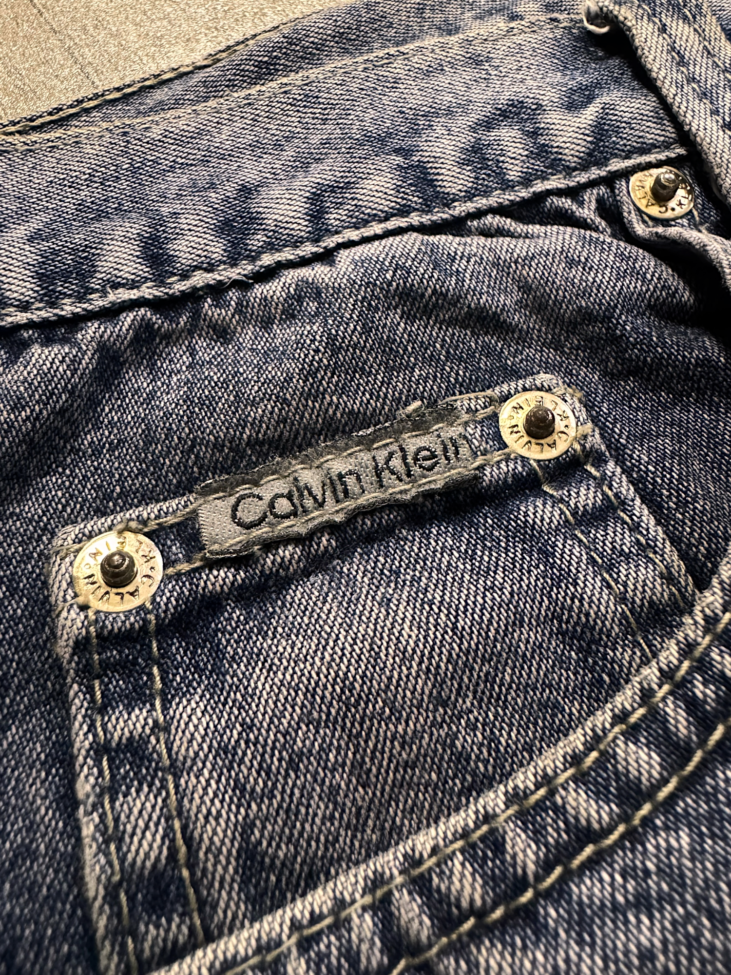 CALVIN KLEIN VTG DENIM JORT