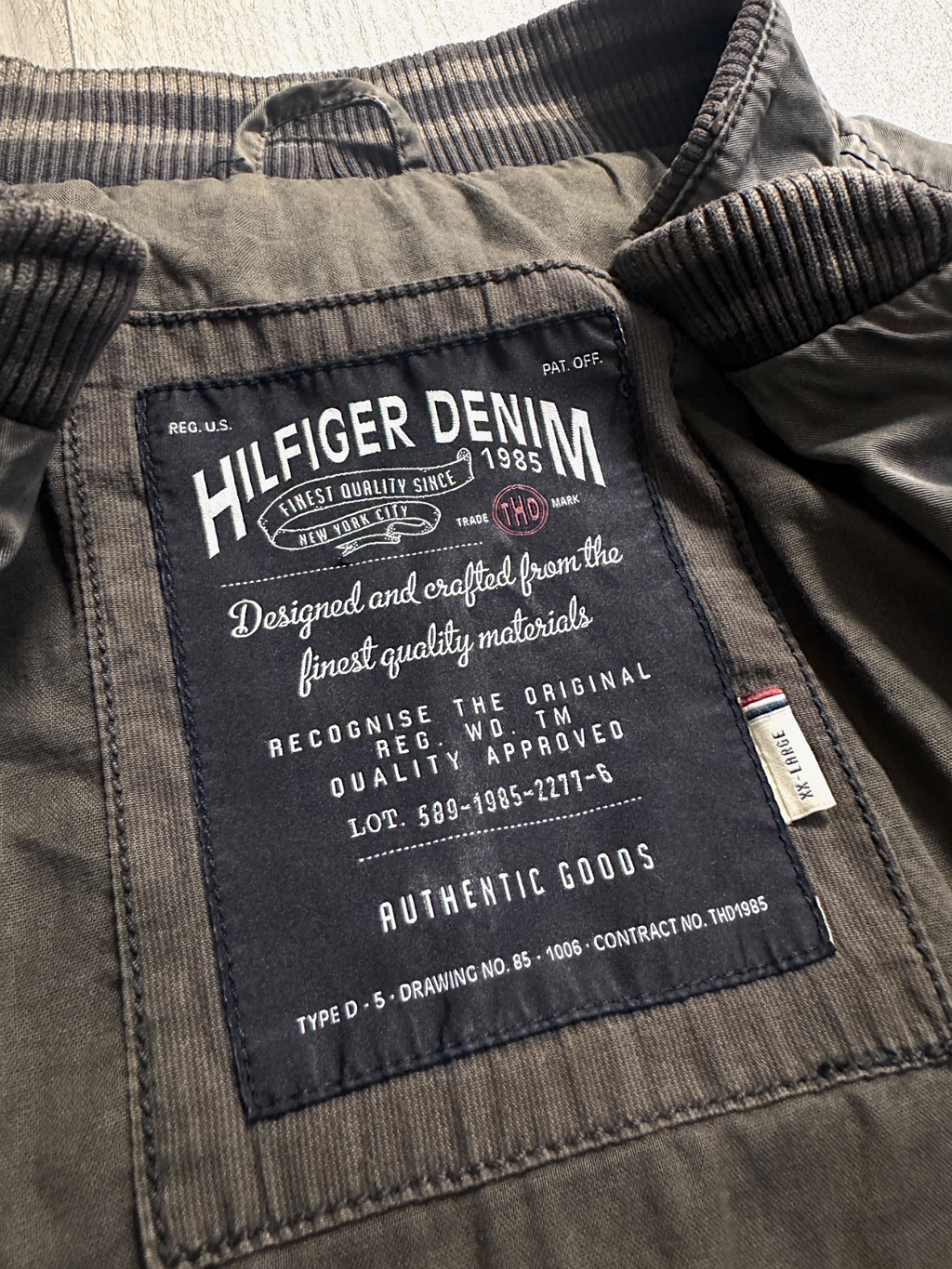 TOMMY HILFIGER DENIM VTG HARRINGTON