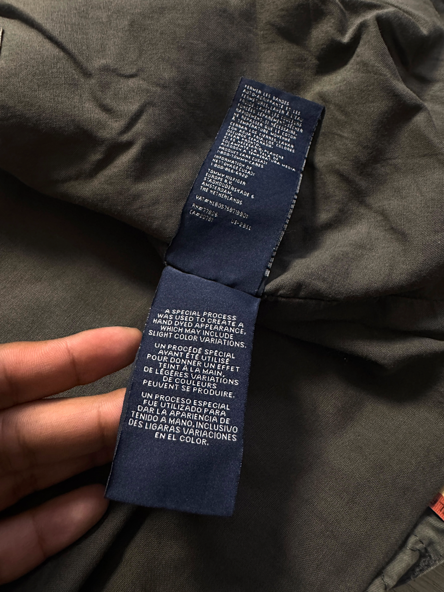 TOMMY HILFIGER DENIM VTG HARRINGTON