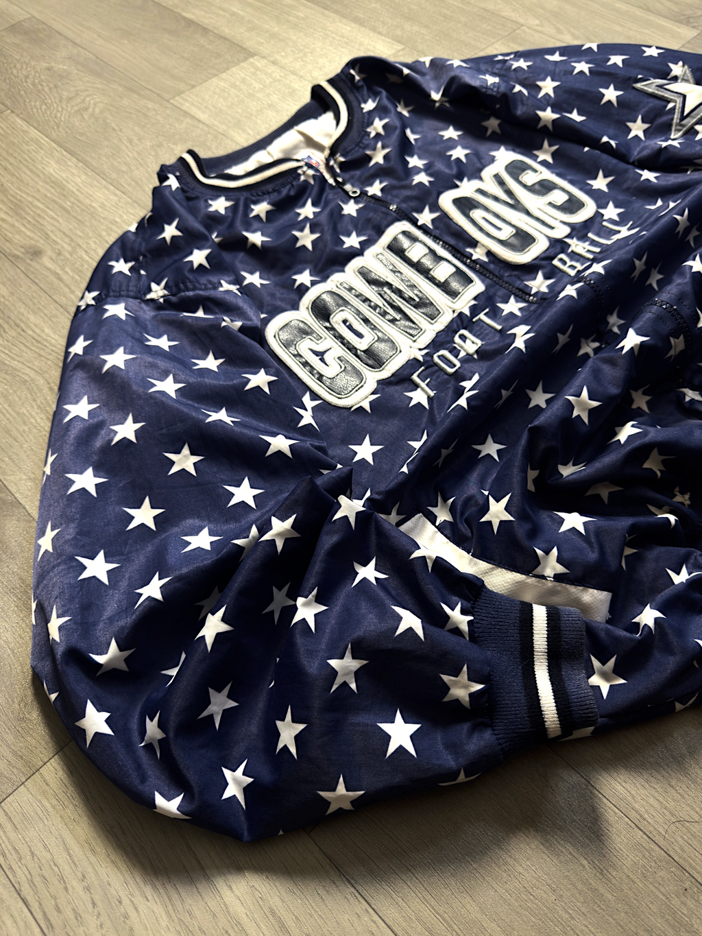 COWBOYS TEAM NFL VNTG VARSITYJACKET