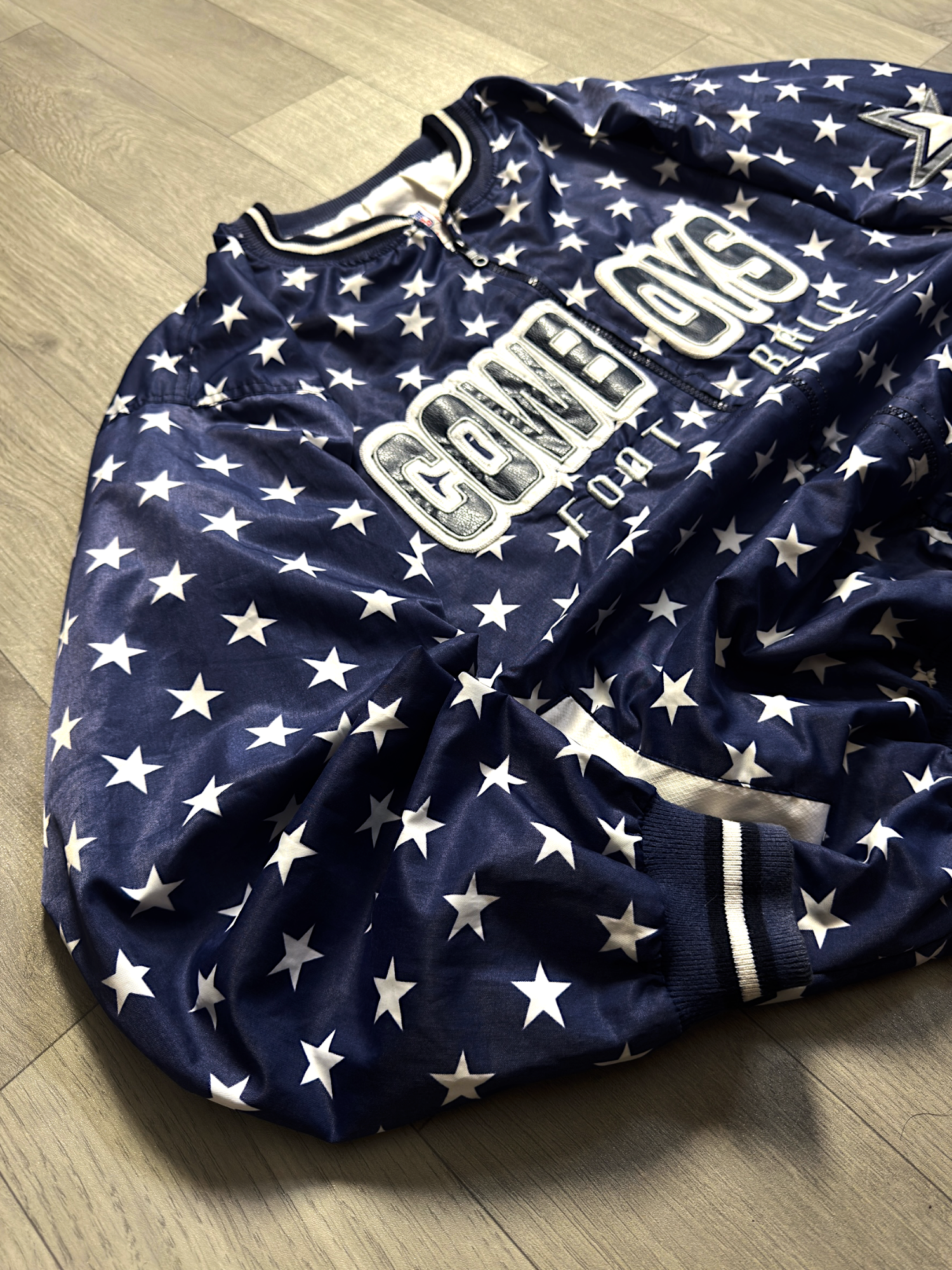 COWBOYS TEAM NFL VNTG VARSITYJACKET