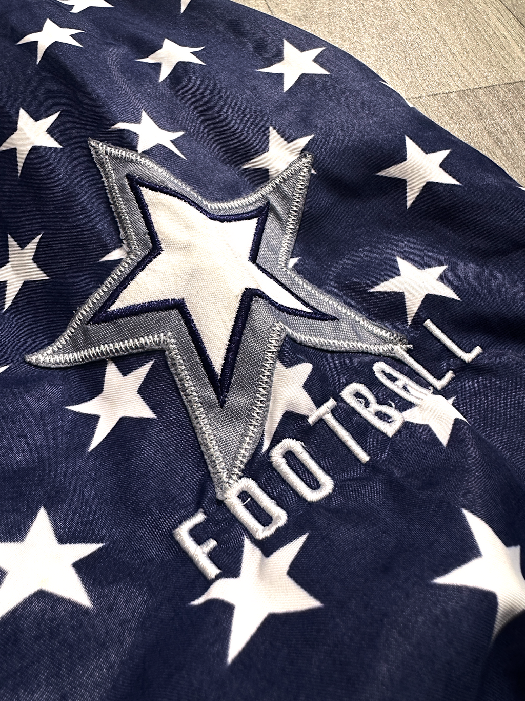COWBOYS TEAM NFL VNTG VARSITYJACKET