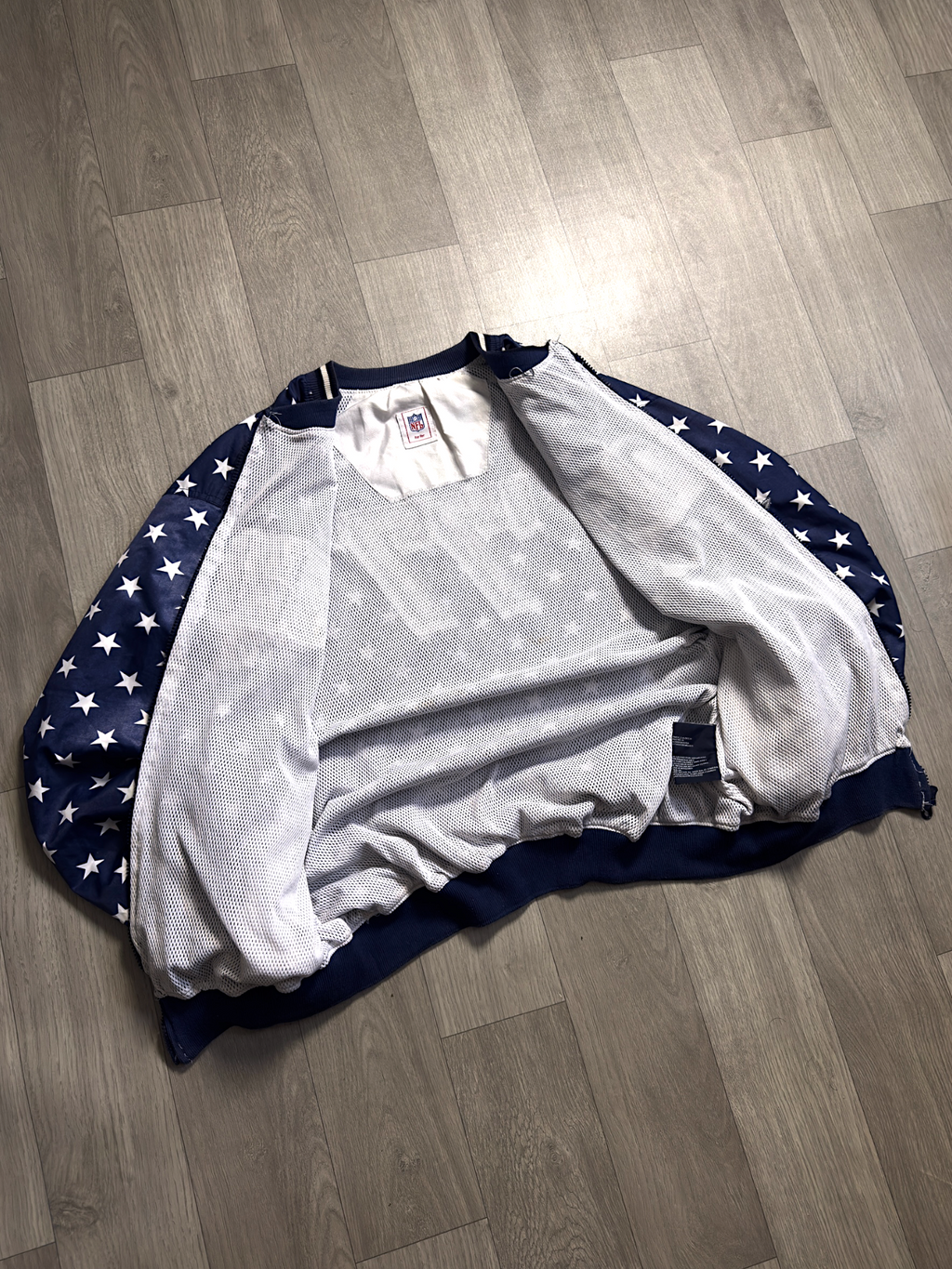 COWBOYS TEAM NFL VNTG VARSITYJACKET