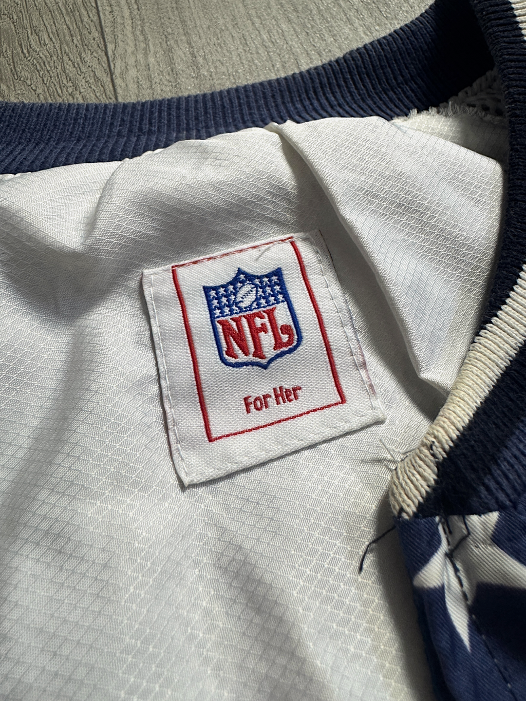 COWBOYS TEAM NFL VNTG VARSITYJACKET