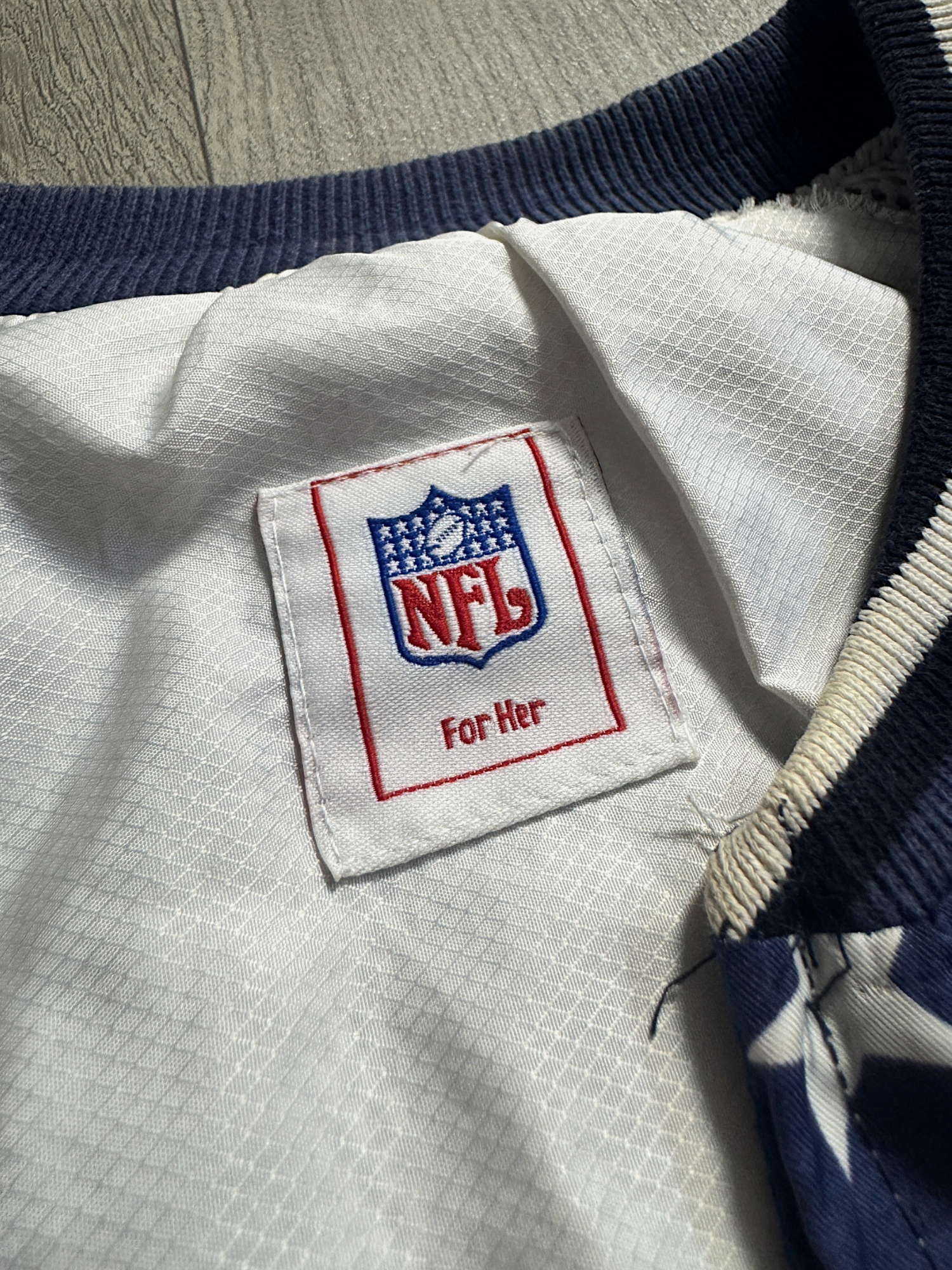 COWBOYS TEAM NFL VNTG VARSITYJACKET