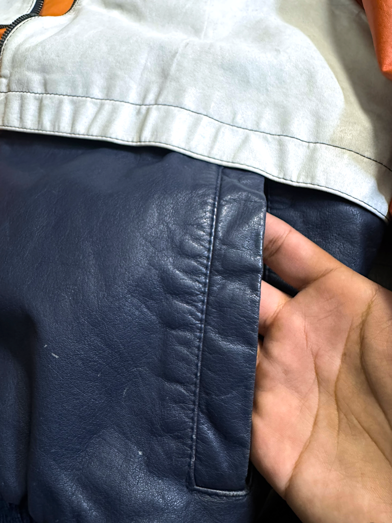 JEKEL LEATHER VARSITY ASIATIC JACKET