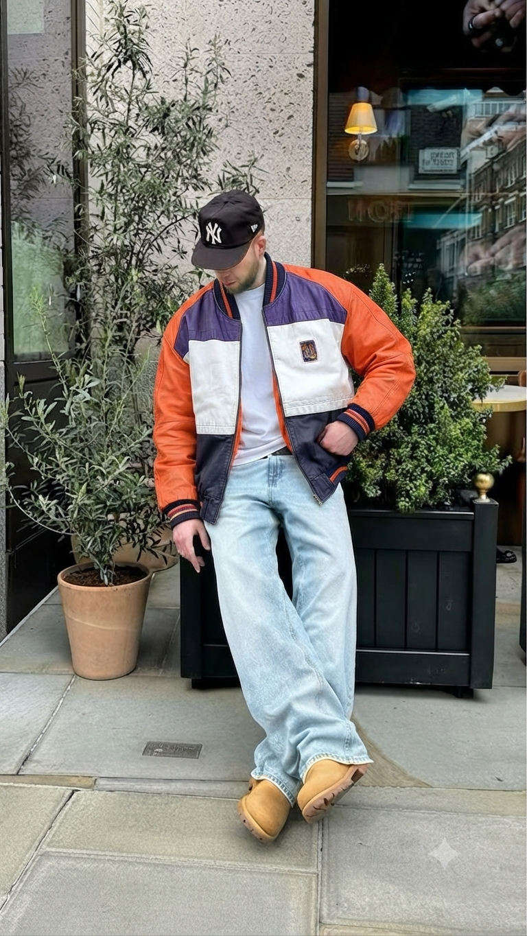 JEKEL LEATHER VARSITY ASIATIC JACKET
