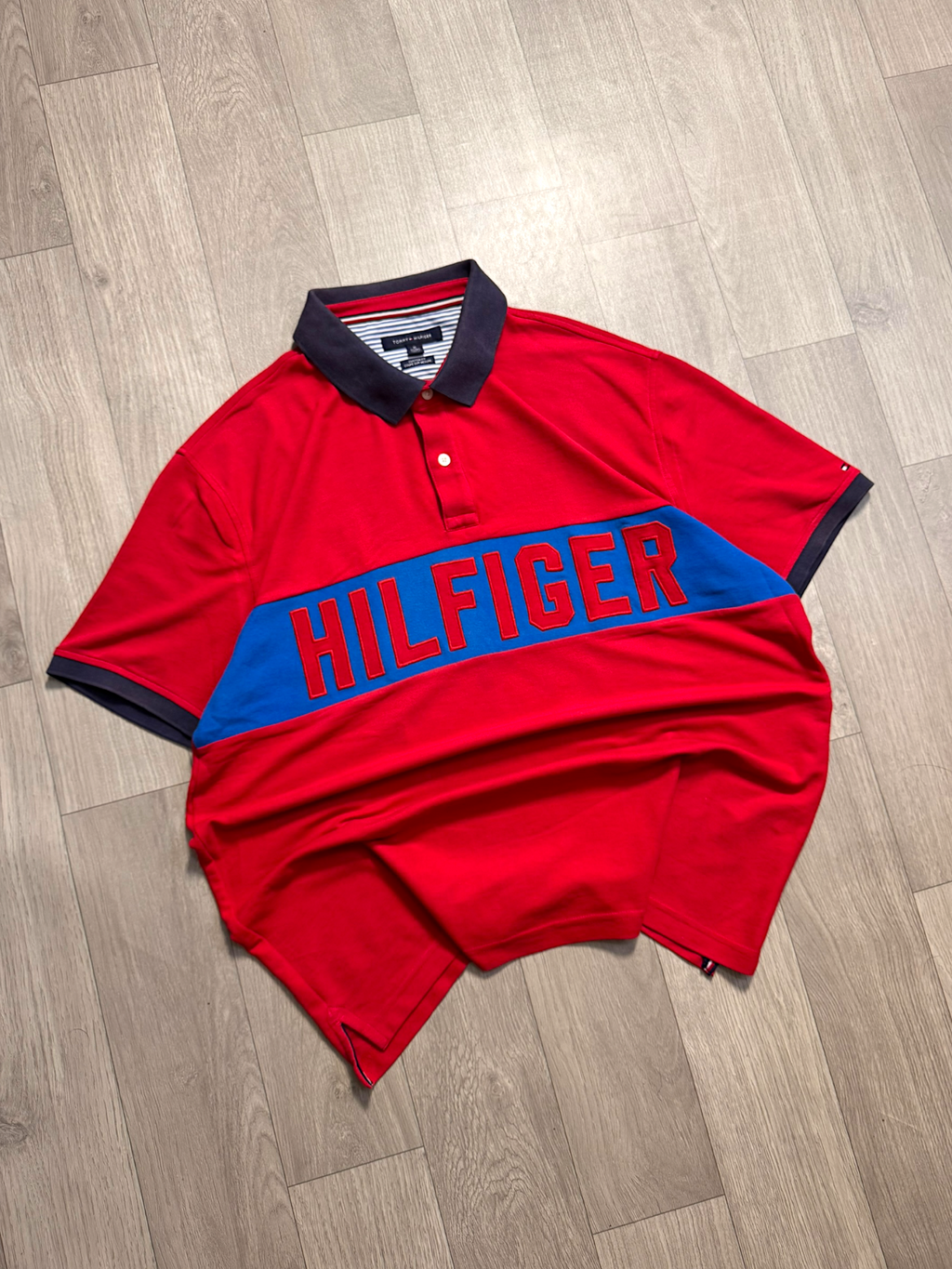 TOMMY HILFIGER POLO VTG BIG LOGO