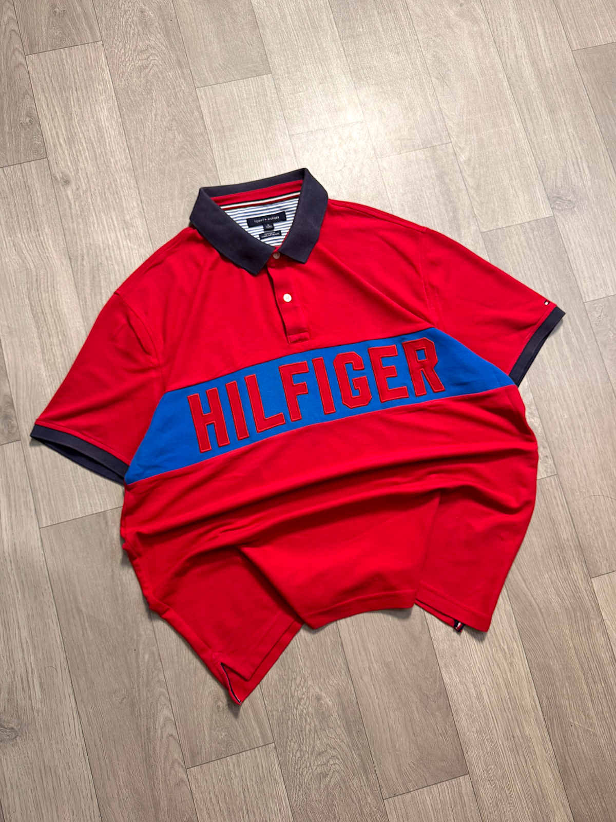 TOMMY HILFIGER POLO VTG BIG LOGO