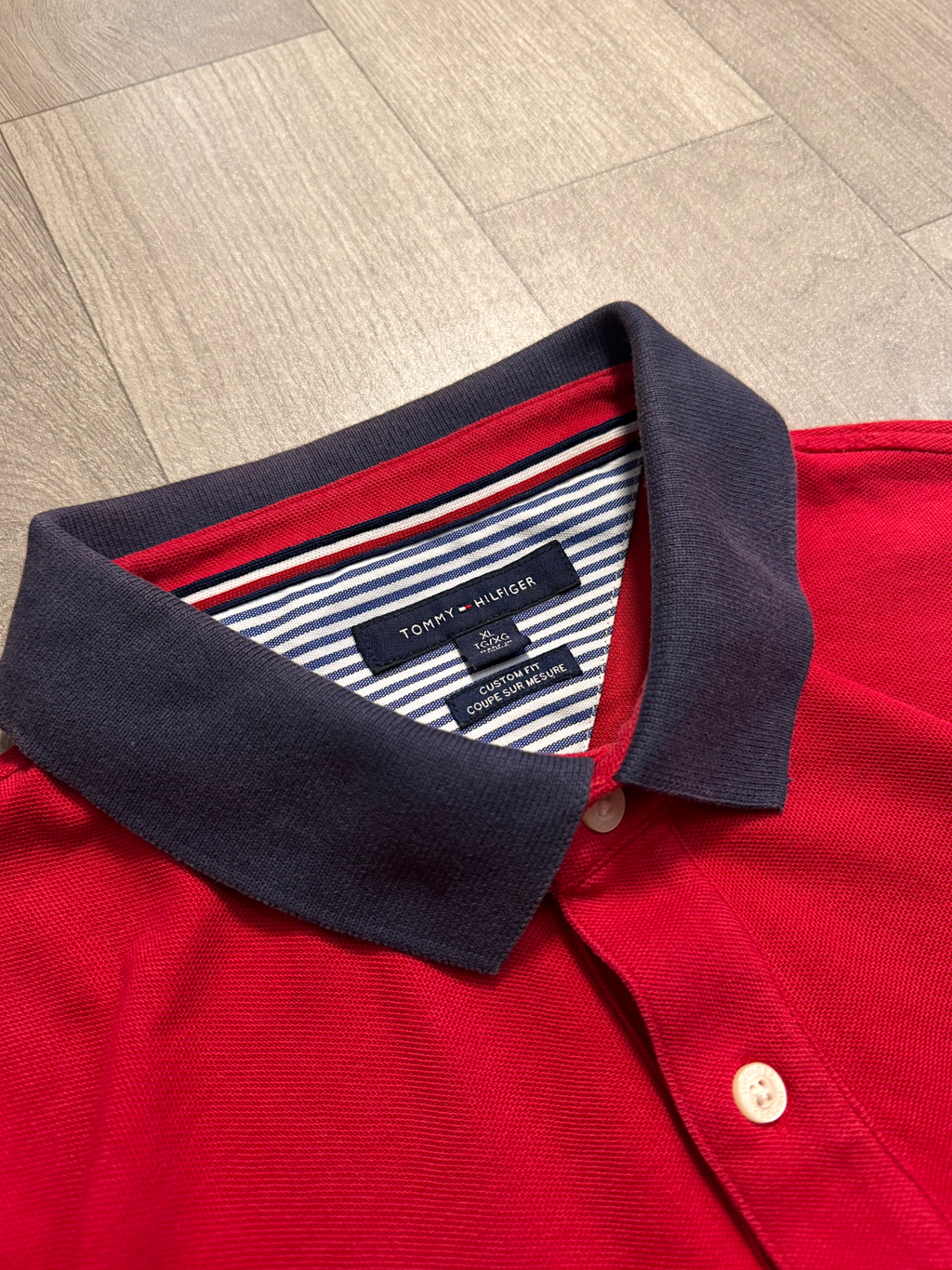 TOMMY HILFIGER POLO VTG BIG LOGO