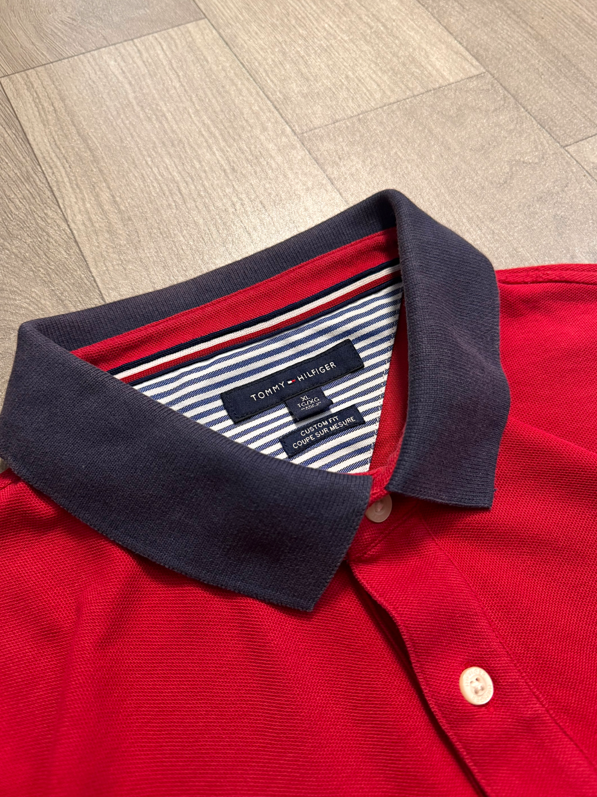TOMMY HILFIGER POLO VTG BIG LOGO
