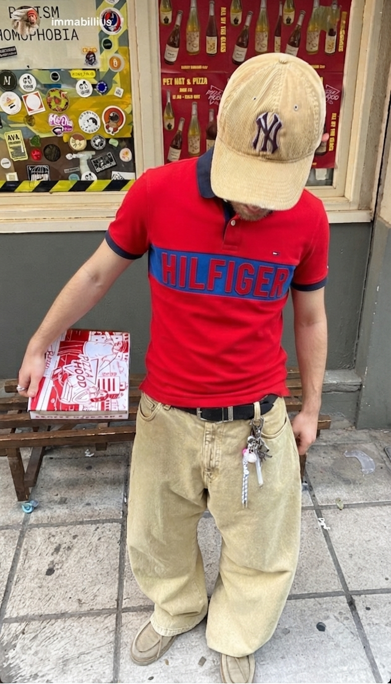 TOMMY HILFIGER POLO VTG BIG LOGO