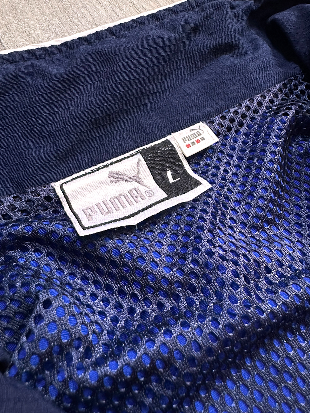 PUMA BLUE FULL ZIP JACKET (L)