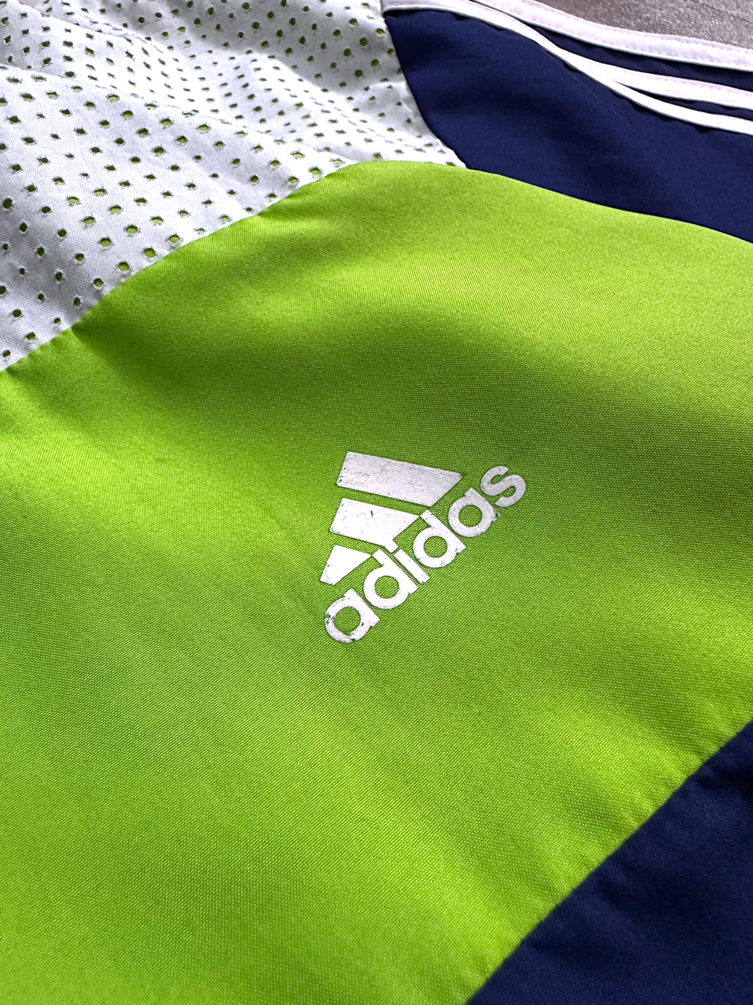 ADIDAS CLASSIC 3 LINED TRACK JACKET (L/XL)