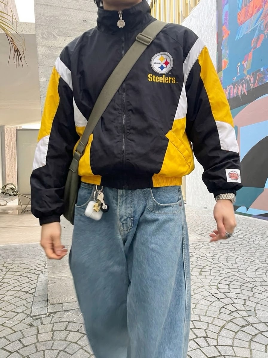 NFL TEAM STEELER COLLECTION JACKET (S/M)