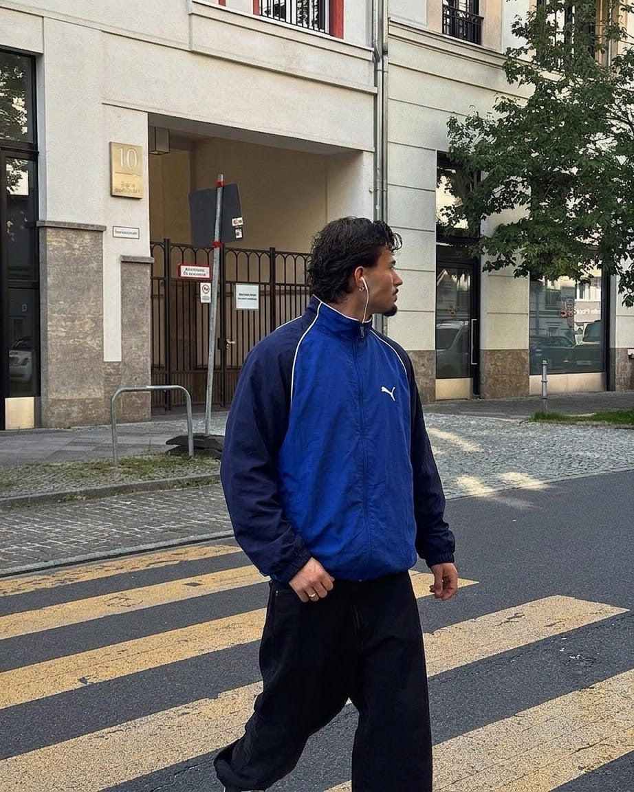 PUMA BLUE FULL ZIP JACKET (L)