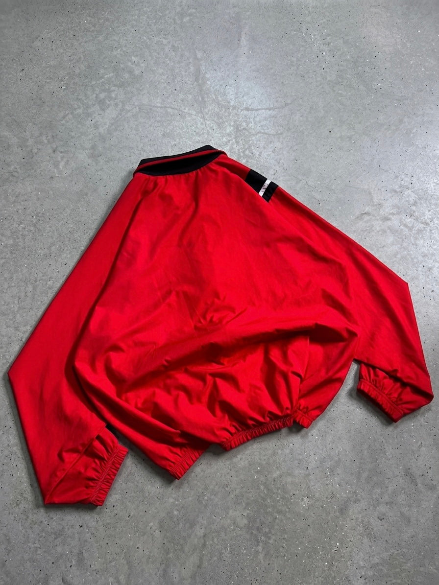 NIKE BIG LOGO RED TRACK JACKET (L)